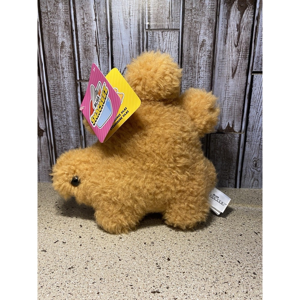 Russ Snackeez Dinosaur Plush Chicken Nugget Stegosaurus 10" W/tag